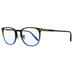 mens blue block eyeglasses tf5700b 055 havana/blue 54mm