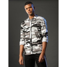 men camouflage full sleeve casual shirts