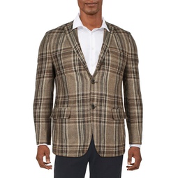 mens wool classic fit two-button blazer