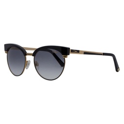 round sunglasses 9076 001 black/gold 52mm 9076