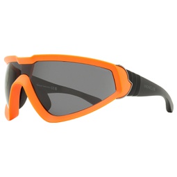 mens wrapid sunglasses ml0249 43a matte orange/black 0mm