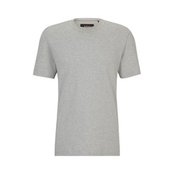 cotton-cashmere t-shirt with mercerized finish