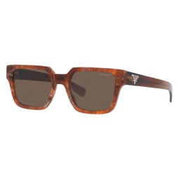 mens 54mm cognac stone sunglasses