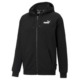 mens essentials small logo full-zip hoodie men