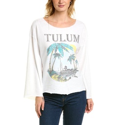 take me to tulum bell-sleeve t-shirt