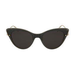 Alexander McQueen AM0233S 001 Cat Eye Sunglasses