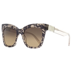 womens modified square sunglasses 686se 061 gray havana 54mm