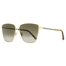 womens square sunglasses lavi 06jha gold/havana 60mm