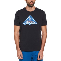 triangle logo graphic print t-shirt