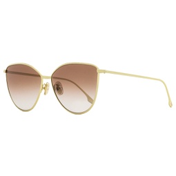 Victoria Beckham Womens Cat-Eye Sunglasses VB209S 722 Gold 59mm