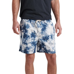 ford mens tie-dye 6 inseam casual shorts