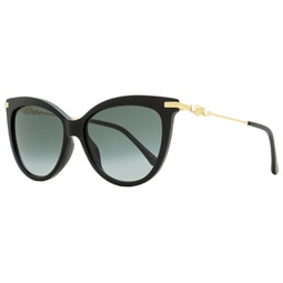 womens cat eye sunglasses tinsley /g 8079o black/gold 56mm