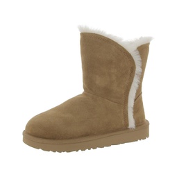 womens suede wool blend winter & snow boots