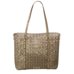 lacey large leather tote