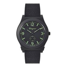 gancini leather watch