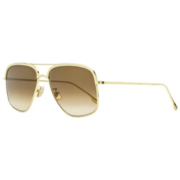 Victoria Beckham Womens Navigator Sunglasses VB200S 714 Gold 57mm