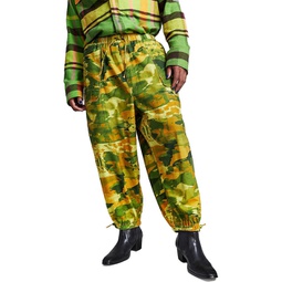 mens camouflage cropped cargo pants