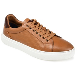 canton embossed leather sneaker