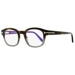 mens blue block eyeglasses tf5808b 055 havana/gray 49mm