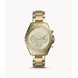 Fossil Womens Modern Courier Chronograph, Gold-Tone Stainless Steel Watch