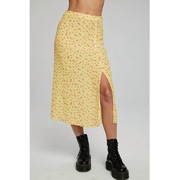 buttercup ditsy skirt in yellow