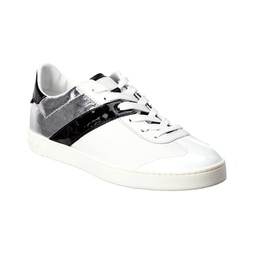 tods leather sneaker