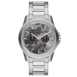 mens classic gray dial watch