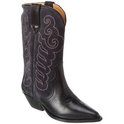 duerto leather & suede cowboy boot