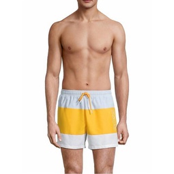 mens coco swim shorts in open yellow