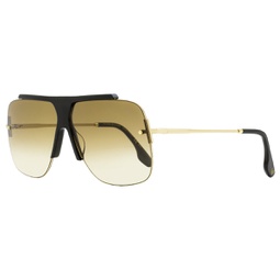 womens navigator sunglasses vb627s 001 black/gold 64mm