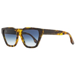 Victoria Beckham Womens Modified Rectangle Sunglasses VB145S 210 Brown Tortoise 55mm
