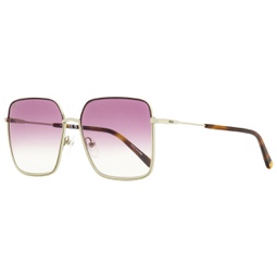 womens square sunglasses 162s 519 gold/havana 58mm