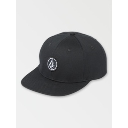 v quarter snapback 2 hat - black