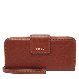 womens madison leather zip clutch