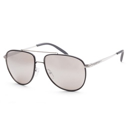mens mk1132j-10146g saxon 59mm silver sunglasses