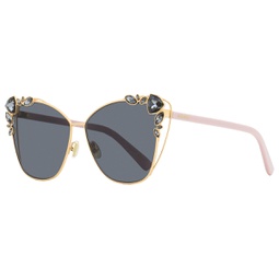 womens 25th anniversary sunglasses kyla ddbir gold-copper 61mm