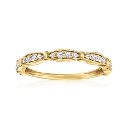 ross-simons diamond ring in 14kt yellow gold