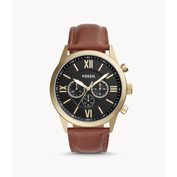 mens flynn chronograph, gold-tone stainless steel watch