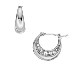 womens ear party stainless steel hoop earrings