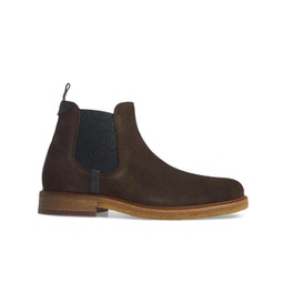 mens bronzo chelsea boots in brown suede