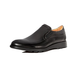 vegas mens leather slip on loafers