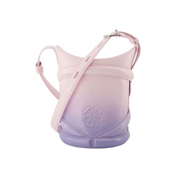 the curve hobo bag - - lilac/pink - leather