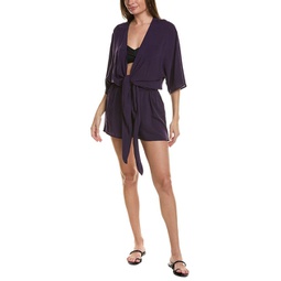 convertible tie cover-up romper