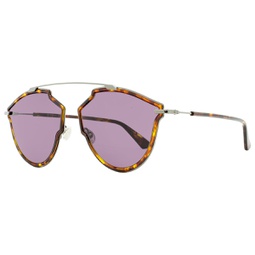 Dior Womens Butterfly Sunglasses SoRealRise H2HUR Dark Ruthenium/Havana 58mm
