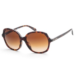 womens 57mm dark tortoise sunglasses