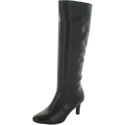 caelynn womens leather tall knee-high boots
