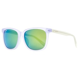 Lacoste Unisex Rectangular Sunglasses L838SA 971 Matte Crystal 56mm