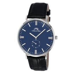 henry mens leather watch
