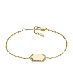 womens elliott gold-tone stainless steel bracelet