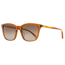 womens square sunglasses pavia 09qha brown 55mm